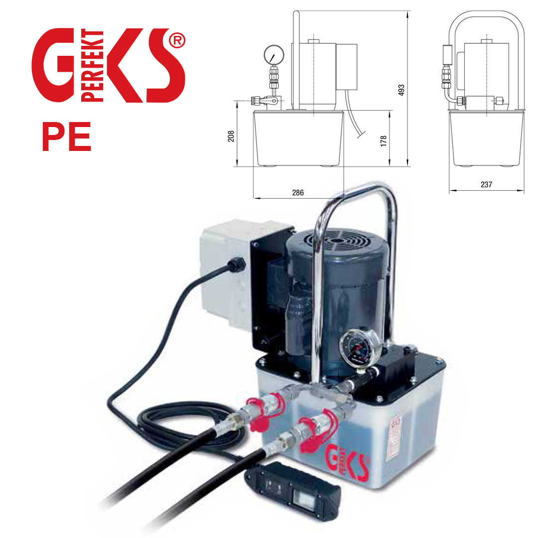 pompe elettriche, lavorare senza pericoli da una distanza di sicurezza