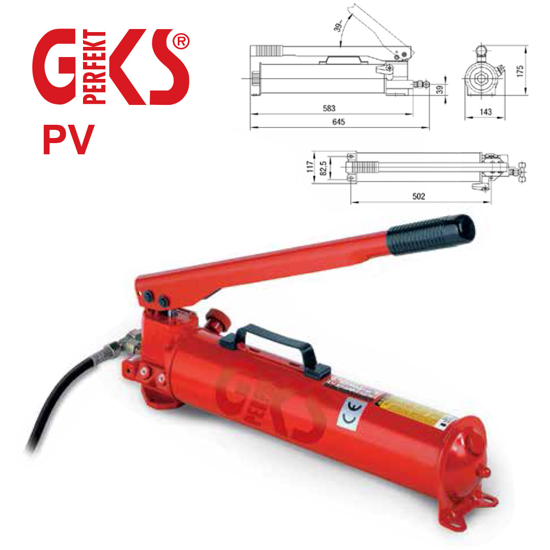 POMPA IDRAULICA MANUALE pompe manuali giunto tubolare pompa idraulica  ZG3/8 800 cc EUR 110,82 - PicClick IT