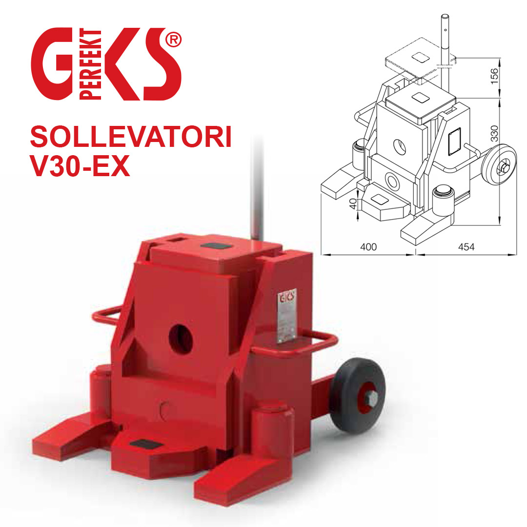 sollevatori idraulici, sollevatori idraulici fino a 30 tonnellate